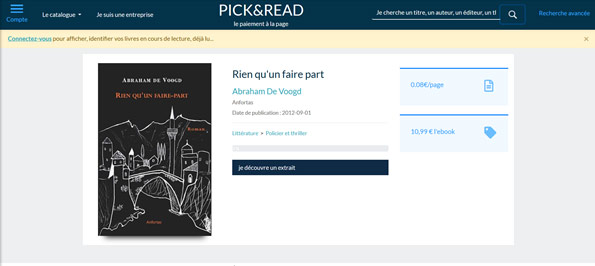 prix des pages