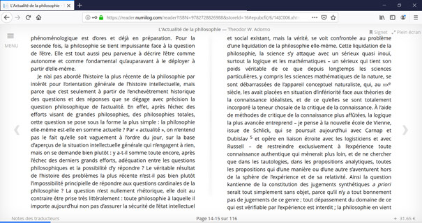 Décompte du solde restant